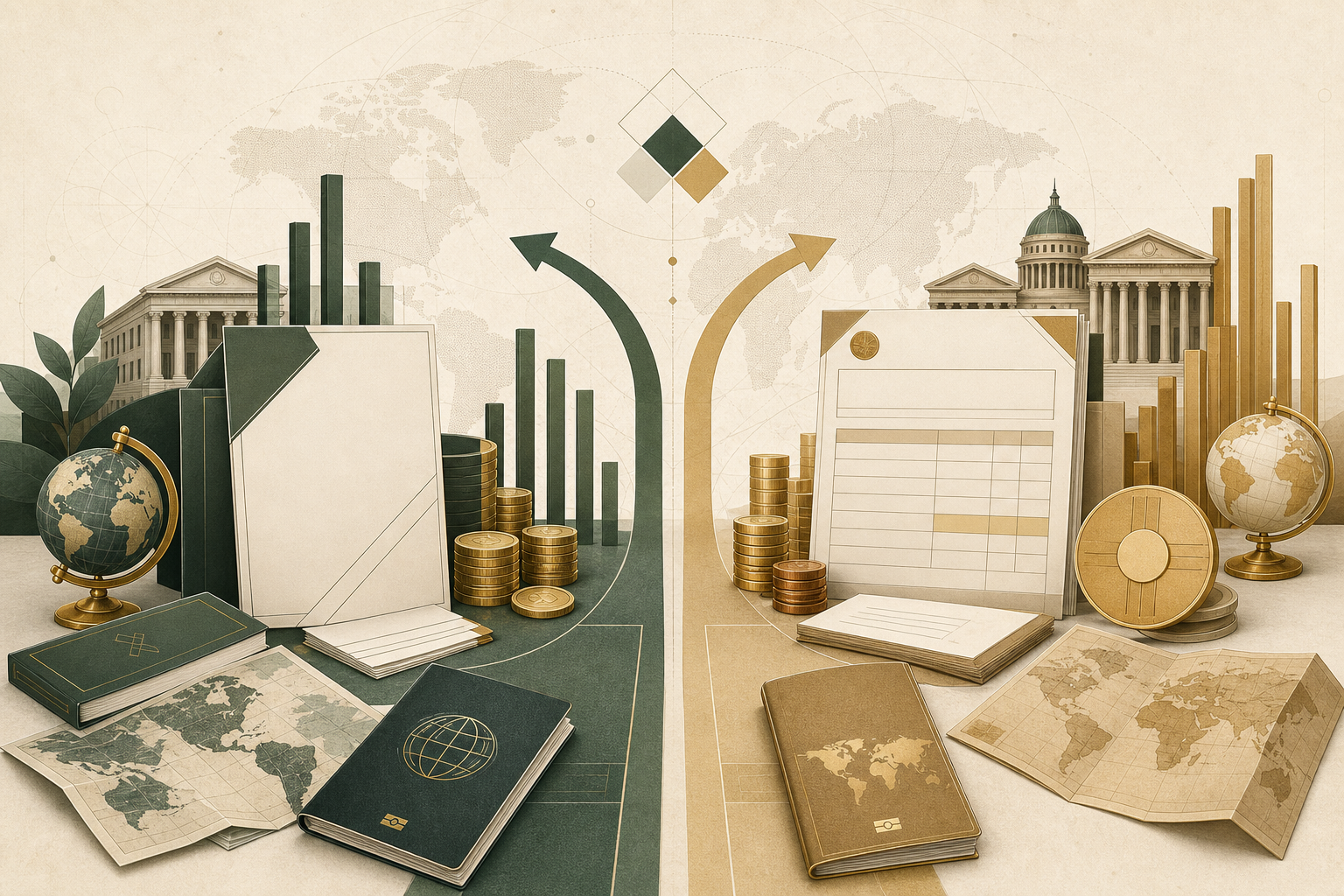 Dividend vs Salary: Tax-Efficient Owner Pay Across Jurisdictions - editorial illustration