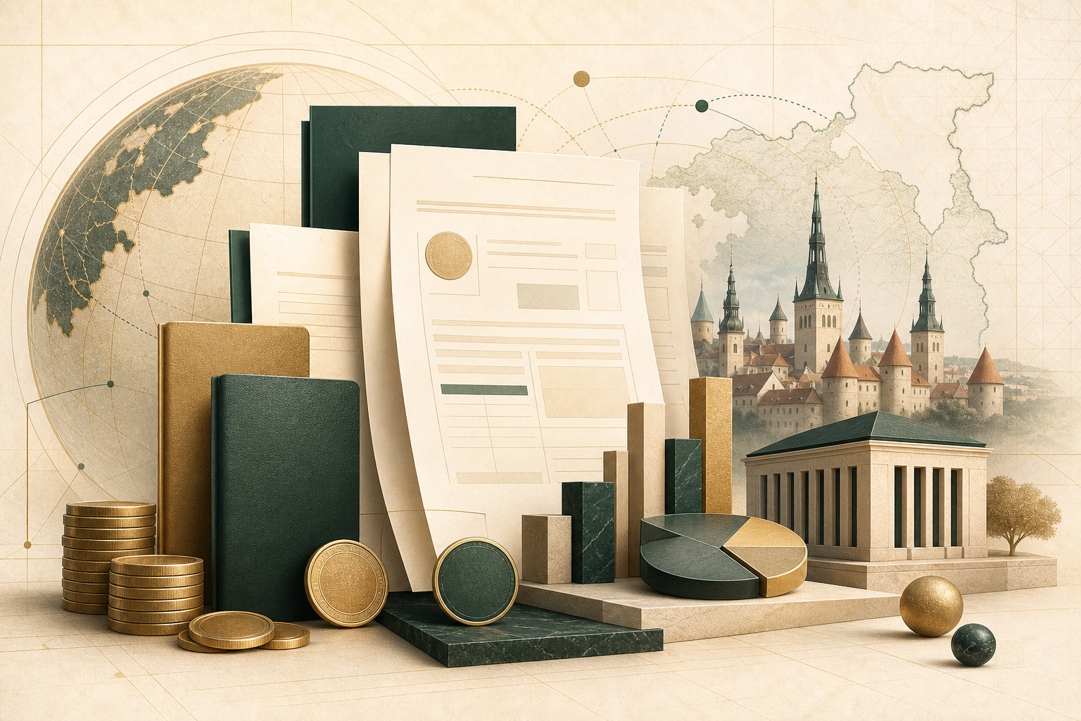 Estonia e-Residency and Company Formation Guide 2026 - editorial illustration