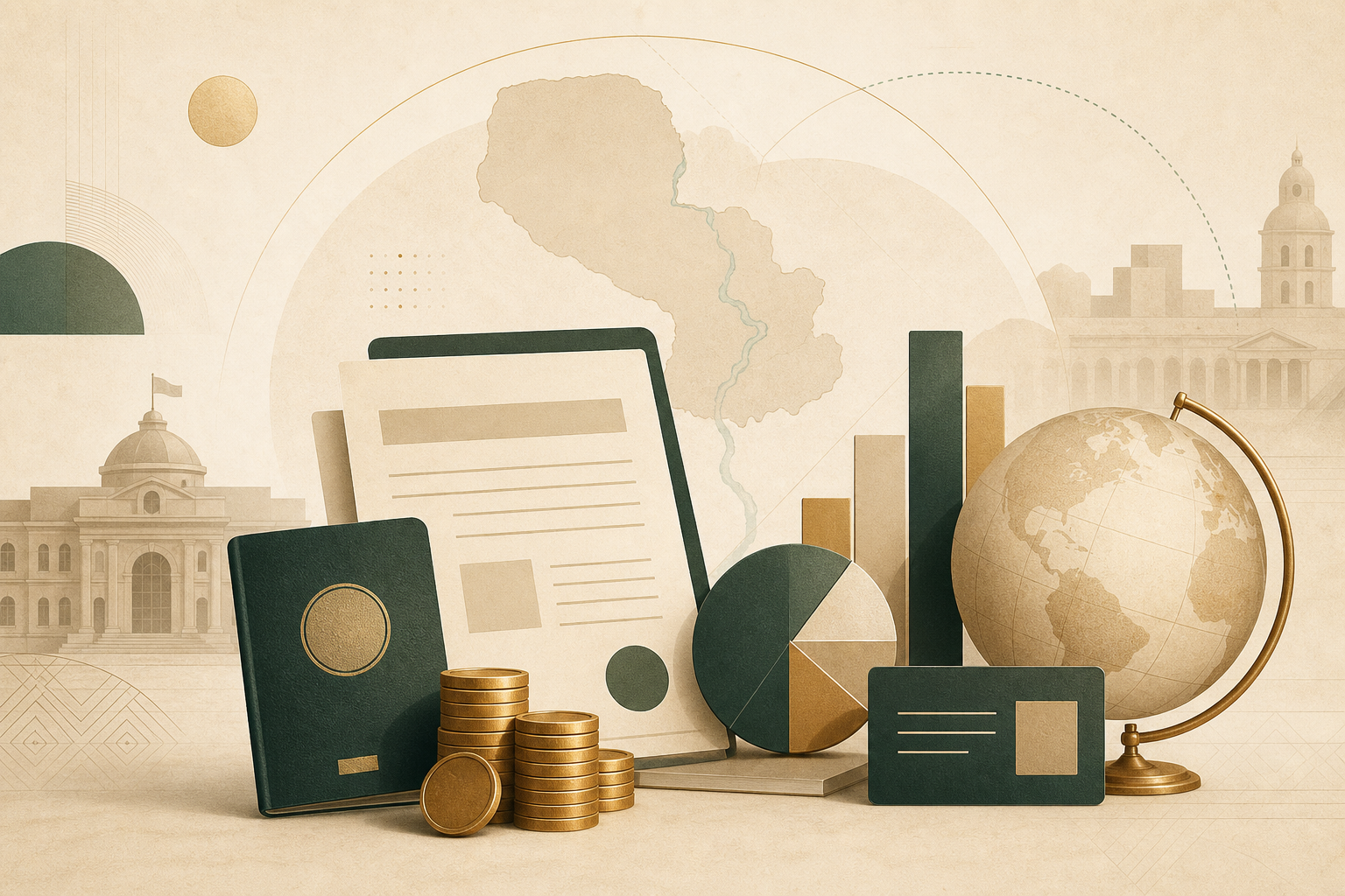 Paraguay Tax Residency Guide: Territorial Tax and Permanent Residency - editorial illustration