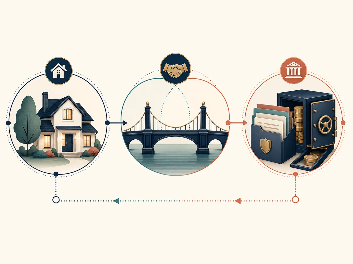 Diagram separating domestic residence, treaty residence and the source of a pension